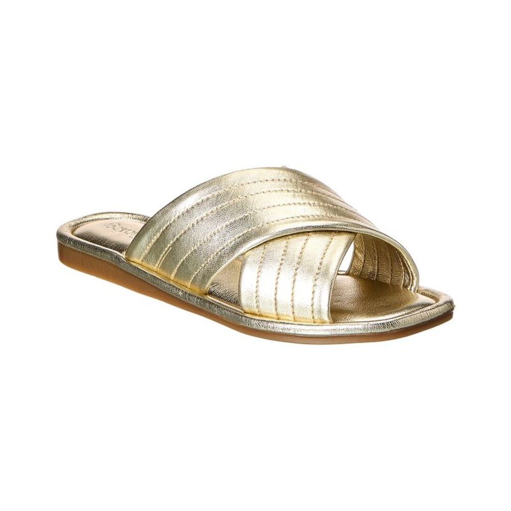 Seychelles Courage Leather Slide, Gold